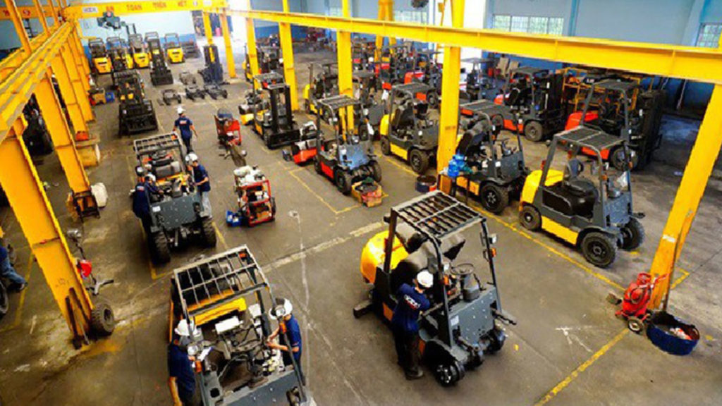 Đơn vị sửa chữa xe nâng tại Sóng Thần Bình Dương