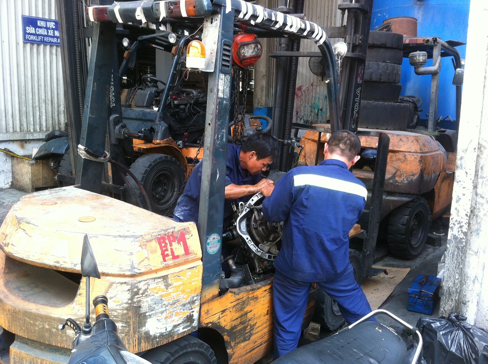Ưu điểm khi lựa chọn sửa chữa xe nâng tại Tân Á