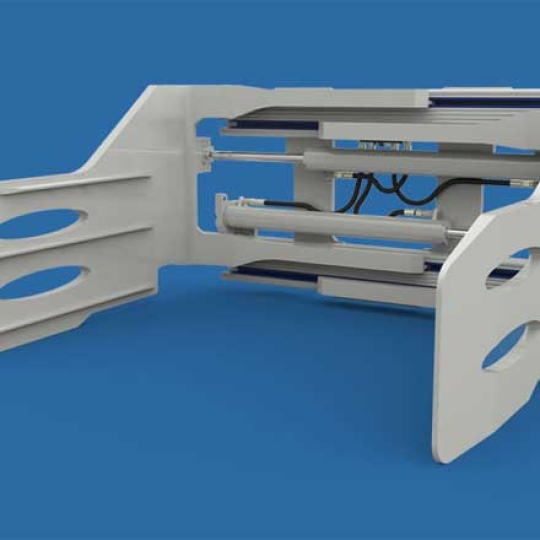 Bộ càng kẹp vuông (Bale clamp), kẹp bông, kẹp phế liệu xe nâng